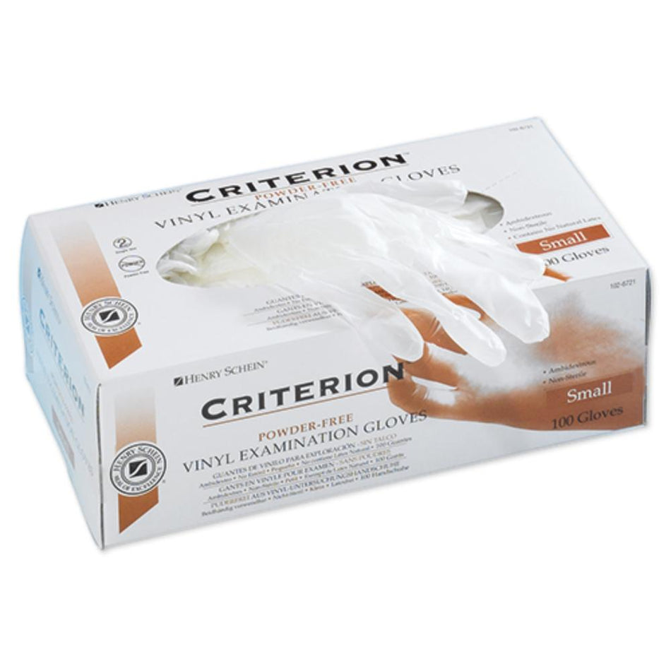 HS-Vinyl Gloves powder-free, Criterion™ Vinyl size S, pack of 100