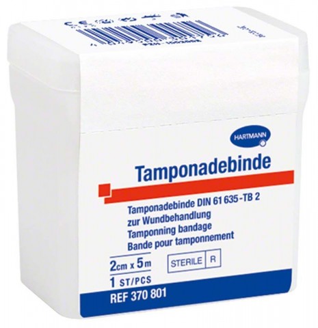 Tamponade bandage sterile 2 cm, pack of 5 m