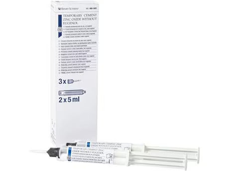 HS-Temporary Cement, Automix, eugenol-free, 2 syringes of 5 ml each