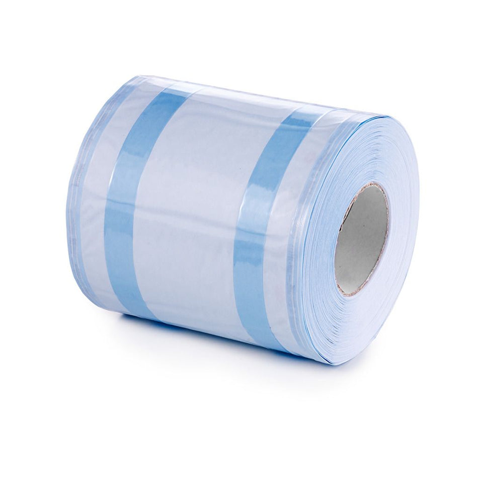 Combi film, 20 cm wide, with side fold 5 cm, roll of 100 m