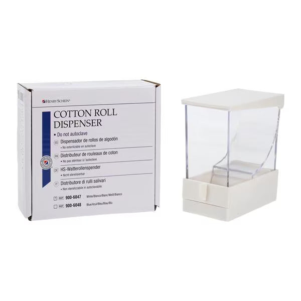 HS cotton roll dispenser white, with drawer (empty)