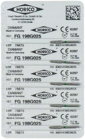 Diamond FG 198 pack of 5 green ISO 025