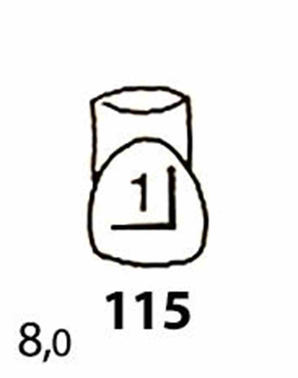 M+W Strip Crowns Refill Pack: Form 115, 5 pcs.