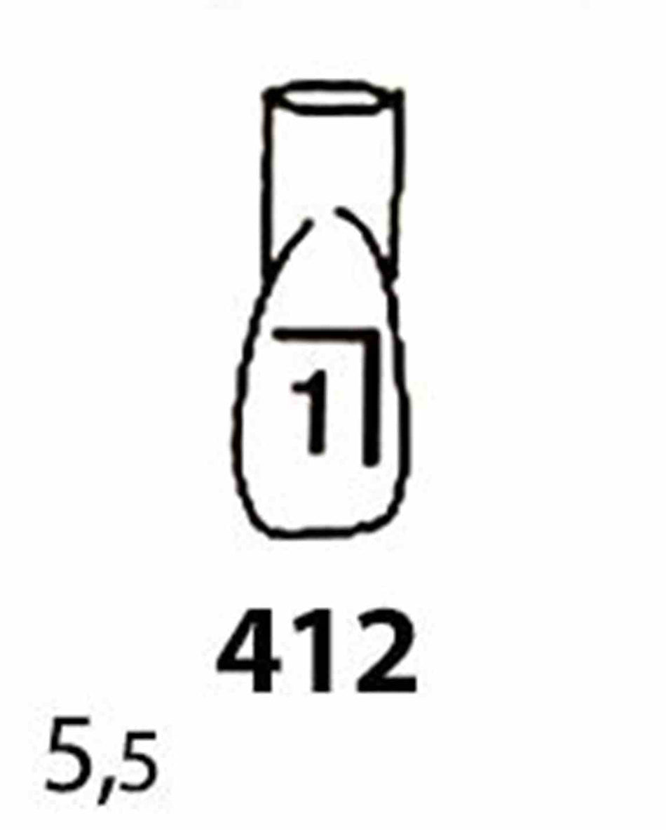 M+W Strip Crowns Refill Pack: Form 412, 5 pcs.