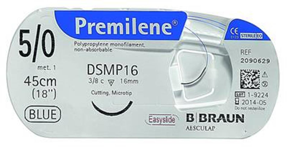 PREMILENE DSMP16 5/0 45CM 12 pieces