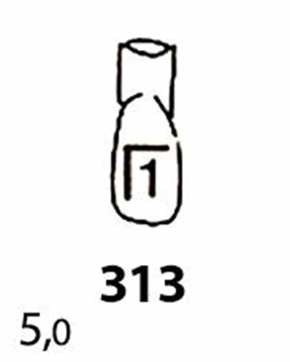 M+W Strip Crowns Refill Pack: Form 313, 5 pcs.