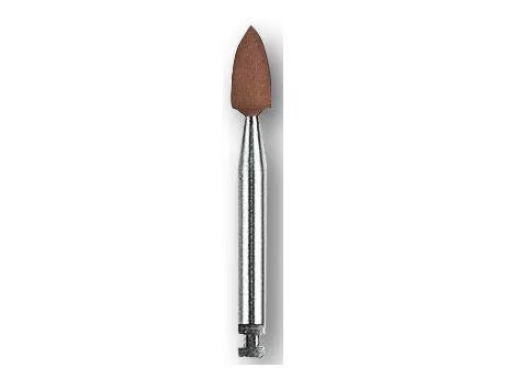 HS-Amalgam Polisher - Refill pack tip brown, 0651, polishing head: 3 x 6 mm