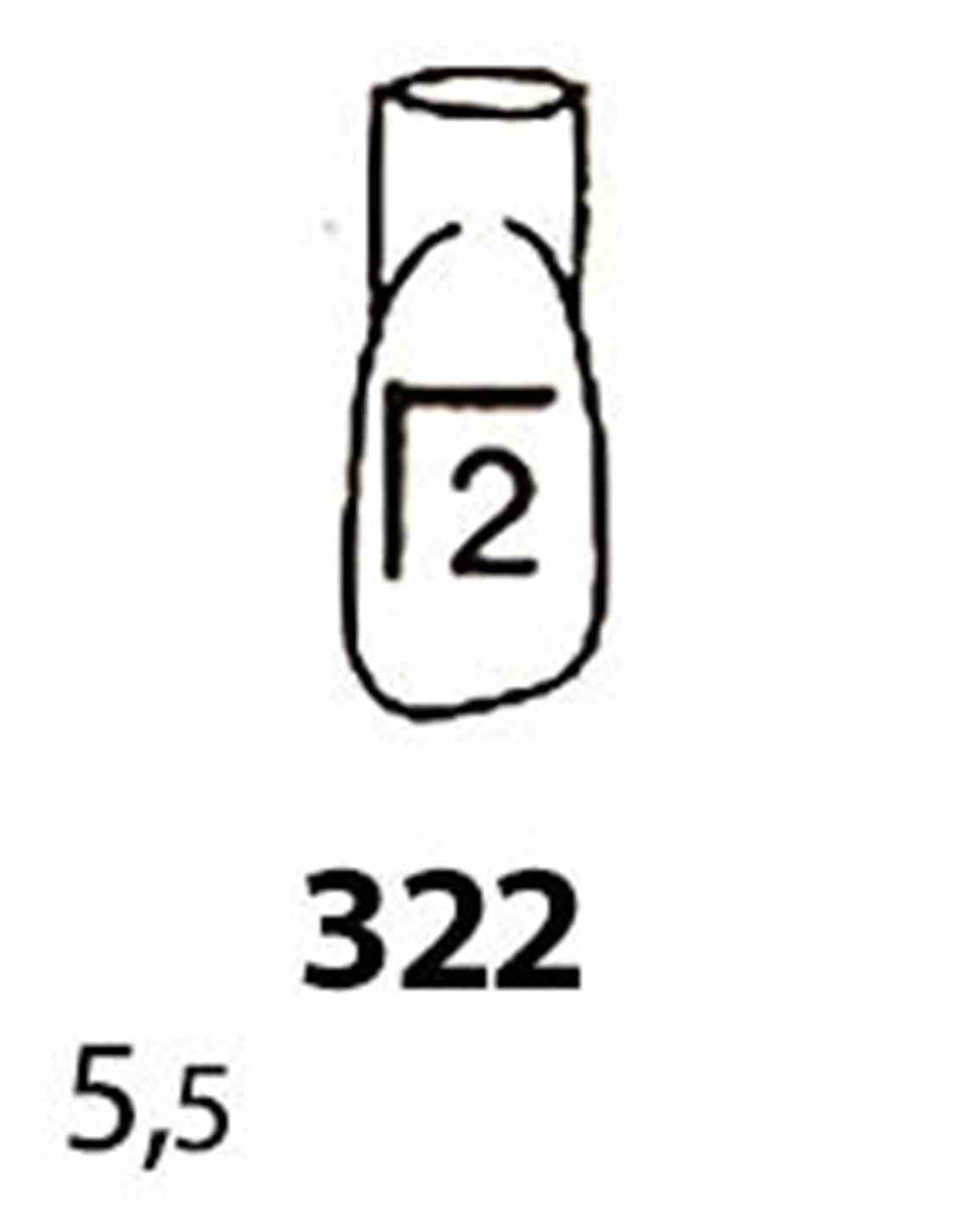 M+W Strip Crowns Refill Pack: Form 322, 5 pcs.