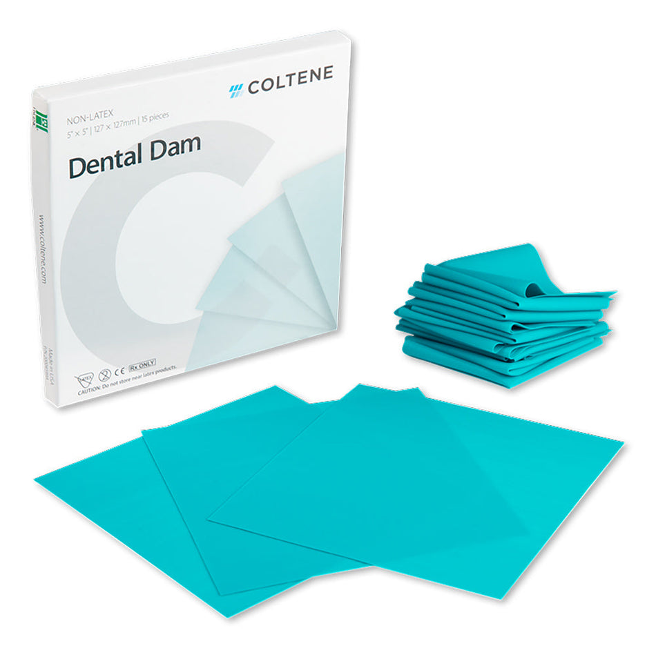 Hygenic Dental Dam non latex | Dental Dam non latex 5 x 5 12.7 x 12.7 cm, pack of 15 pieces