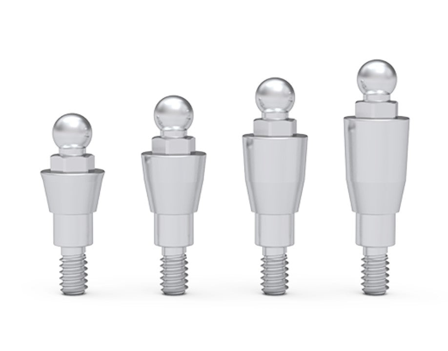 ICX-t-bona ball head system, gingival height: 4mm H