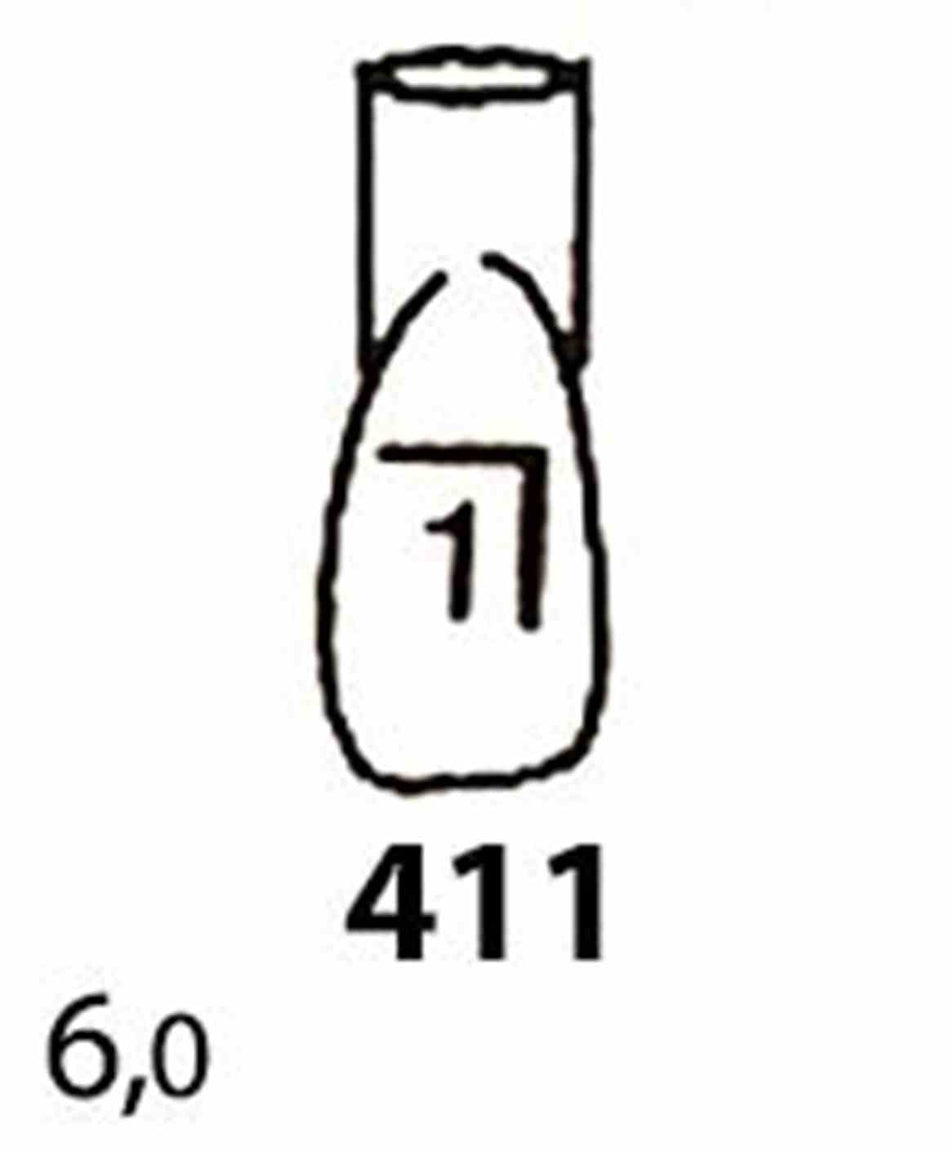 M+W Strip Crowns Refill Pack: Form 411, 5 pcs.