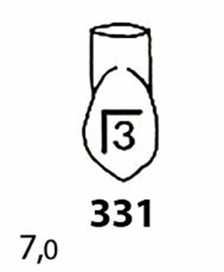 M+W Strip Crowns Refill Pack: Form 331, 5 pcs.