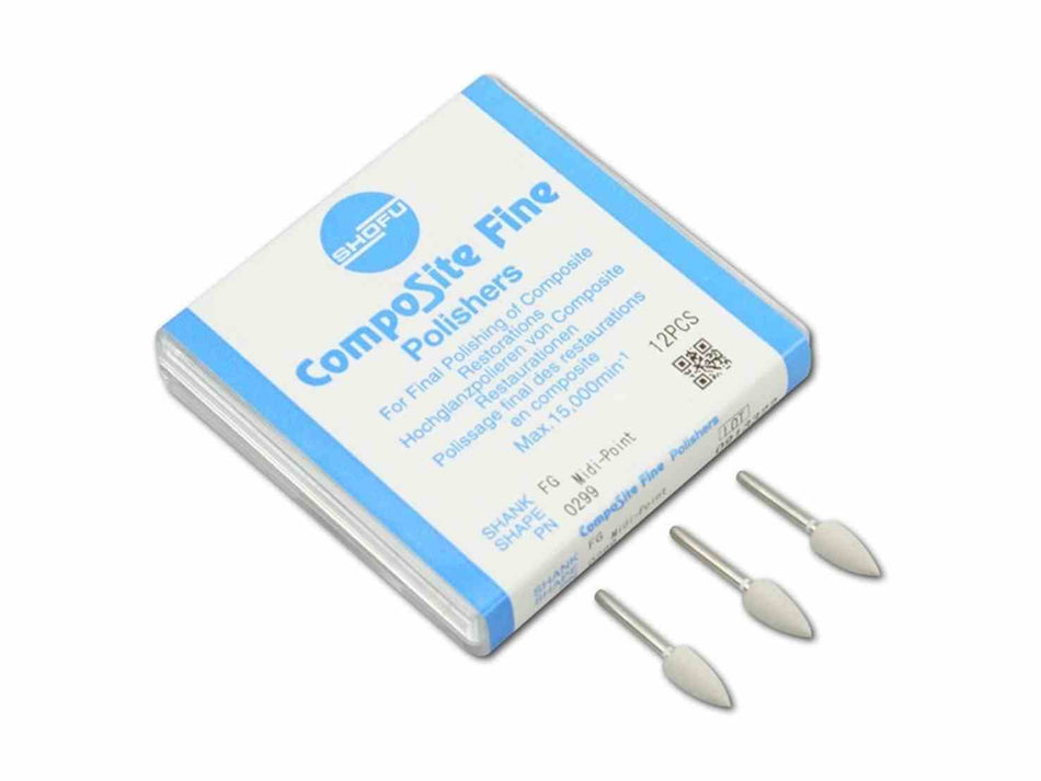 Composite Fine Polisher FG Tip 0299, Pack of 12