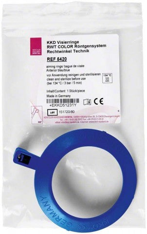 RWT Color visor ring anterior blue, 1 piece.