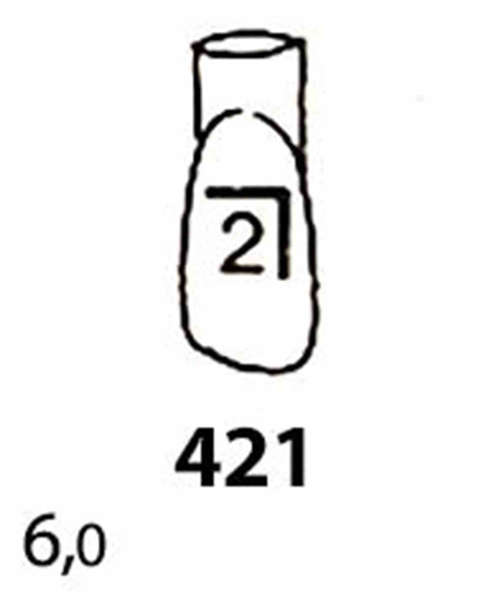 M+W Strip Crowns Refill Pack: Form 421, 5 pcs.