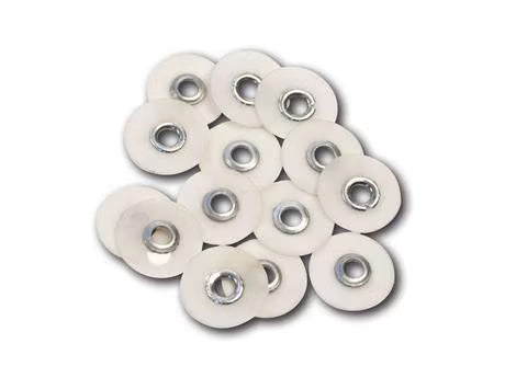 HS finishing and polishing discs extra thin - refill pack white - extra fine, Ø 10 mm, pack of 80 pieces