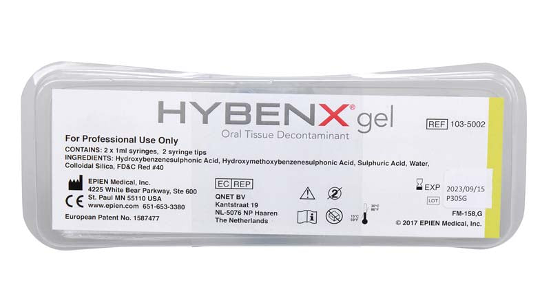 HybenX Gel Syringe Pa, pack of 2 pcs. 1 ml each