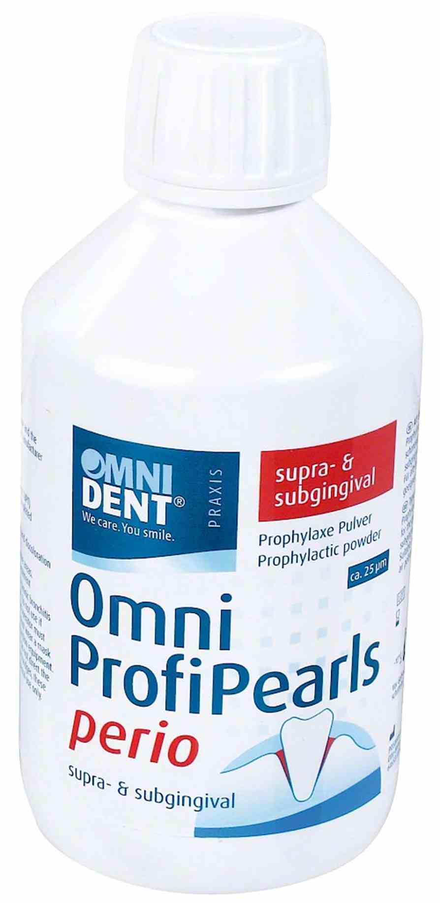 Omni ProphyPearls perio, prophylaxis powder, bottle of 100 g