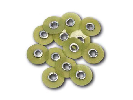 HS finishing and polishing discs standard - refill pack light green - medium, Ø 9.5 mm, pack of 85 pieces