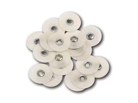 HS finishing and polishing discs standard - refill pack white - extra fine, Ø 12.7 mm, pack of 85 pieces