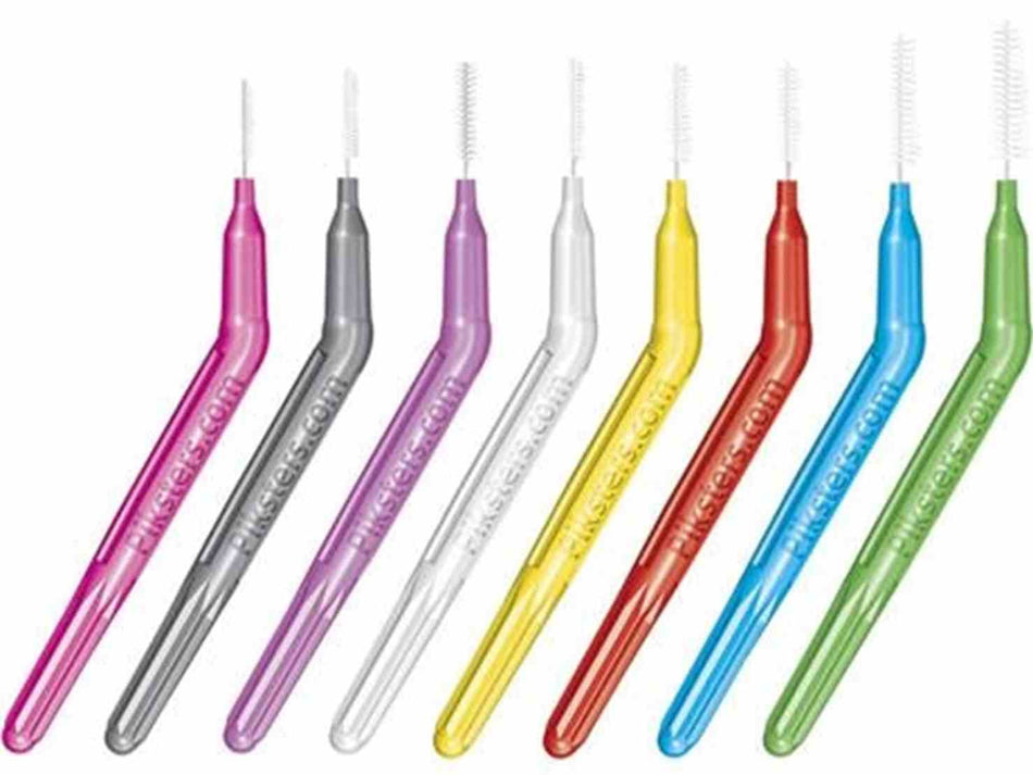 HS-Acclean® Interdental Brushes White, Size 2, cylindrical, length 0.9 cm, wire diameter 0.52 mm, pack of 35