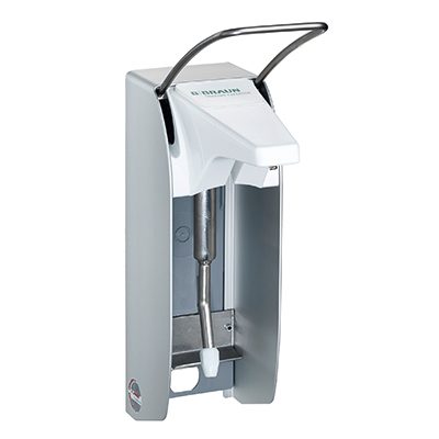 Wall dispenser plus St. E for 500ml bottles, metal