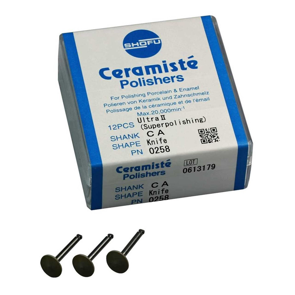 Ceramiste Polisher Ultra II Lens W 0258, pack of 12