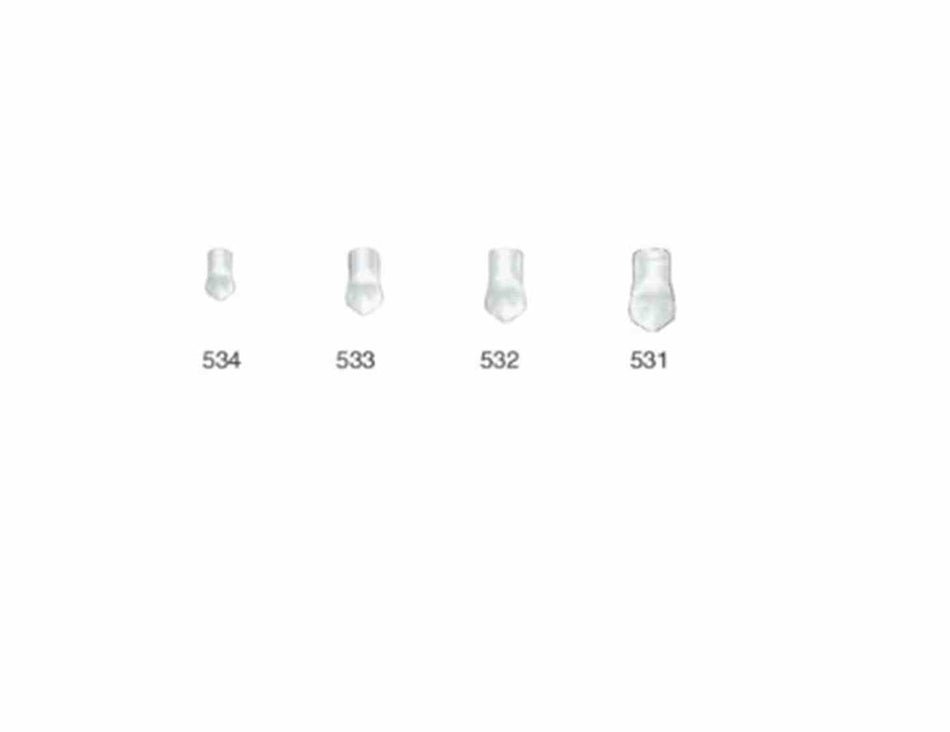 Strip crowns crystal clear NaPa 534 pack of 5