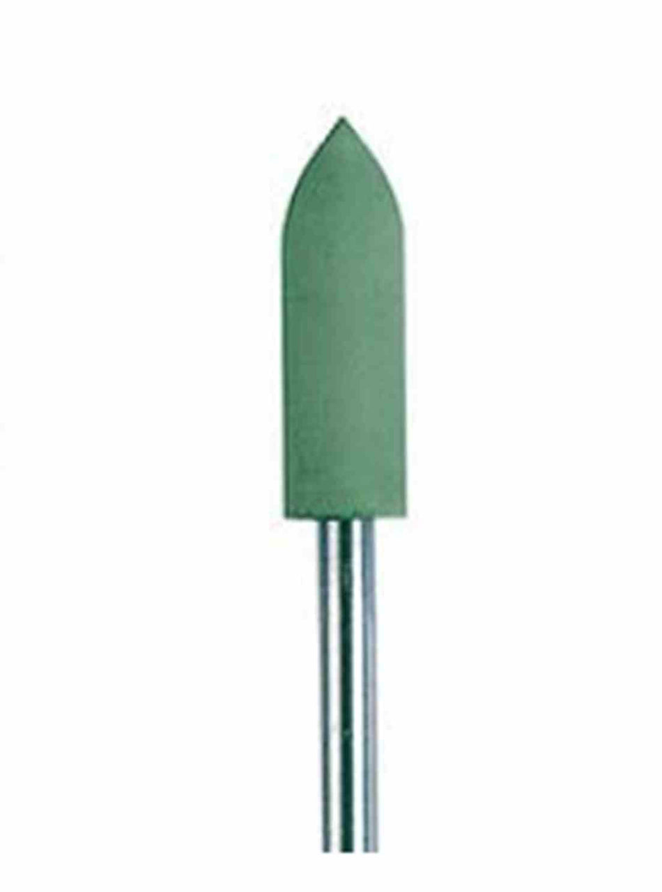 Alphaflex Polisher H green mounted, #0141, pack of 12