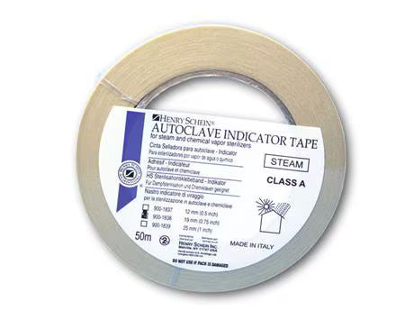 HS indicator tape Autoclav, Autoclave Indicator Tape width 12 mm, roll 50 m