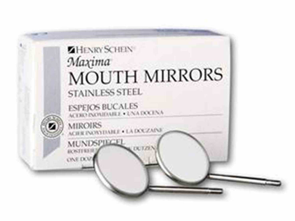 HS-Maxima mouth mirror, No. 5 flat, ? 24 mm, pack of 12