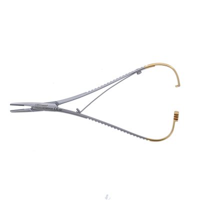 M+W needle holder Mathieu 17 cm, with carbide tips