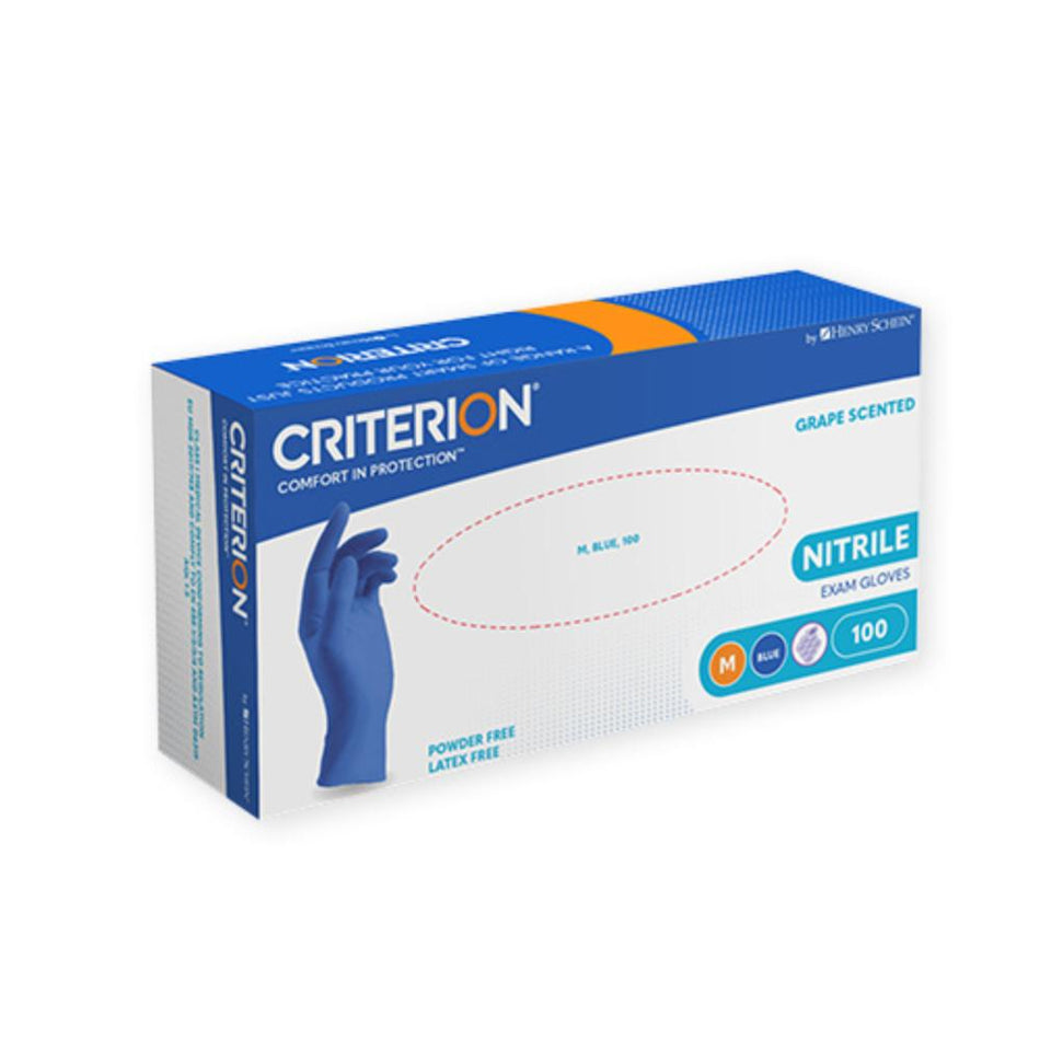 HS-Nitrile Gloves powder-free with odor blue - grape, size S, pack of 100