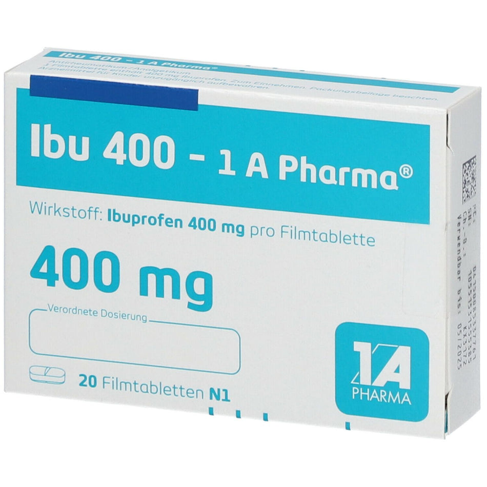 Ibu 400 1a Pharma 100 pieces