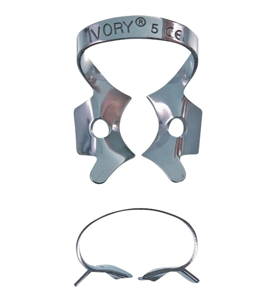 Ivory rubber dam clamp no. 5, 1 piece