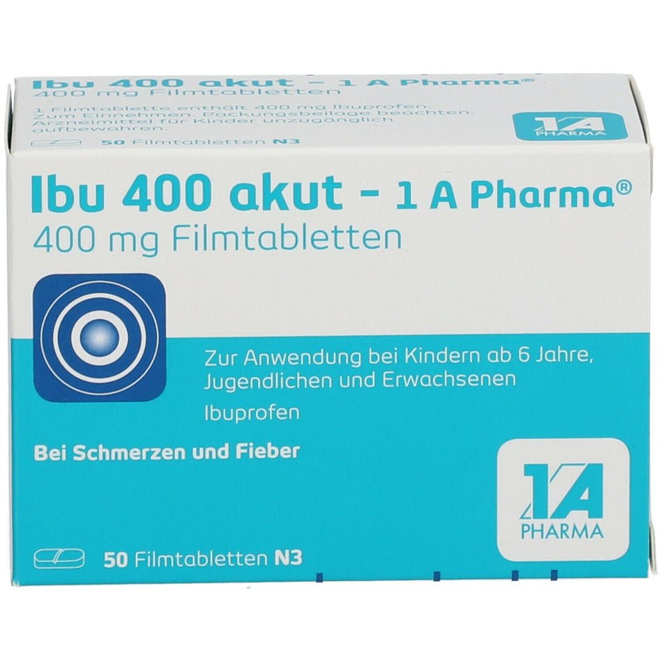 Ibu 400 Akut-1a Pharma film-coated tablets, 50 pieces