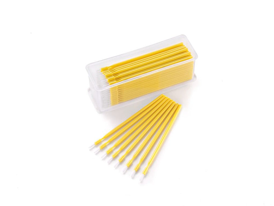 M+W Flexibrush medium yellow, 100 pieces.