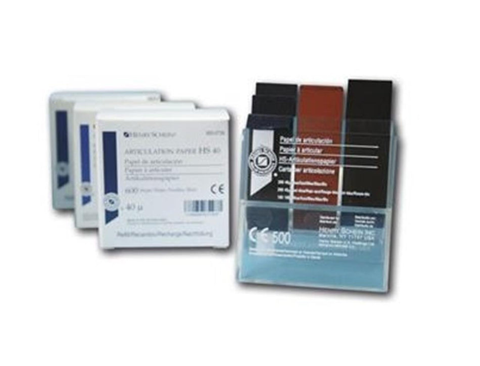 HS articulating paper, Articulating Paper - refill pack thickness 195 µ, blue, dispenser 300 sheets