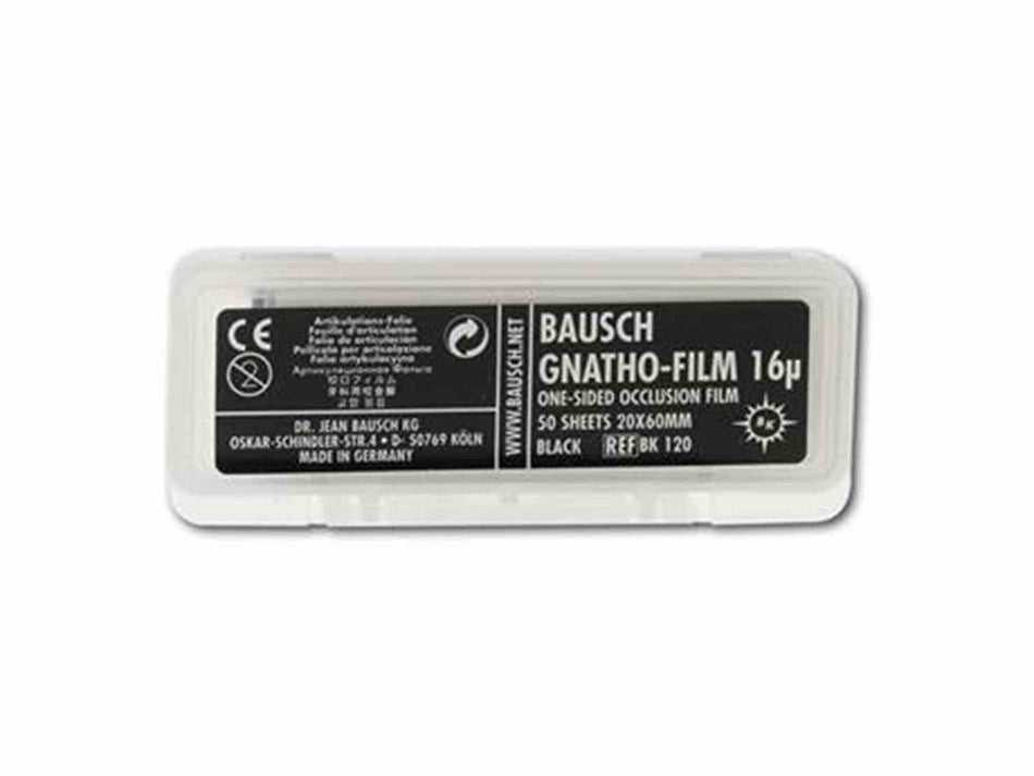 Gnatho-Film 16 mµ 20 x 60 mm BK120 black, pack of 50