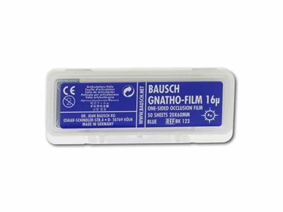 Gnatho-Film 16 mµ 20 x 60 mm BK123 blue, pack of 50