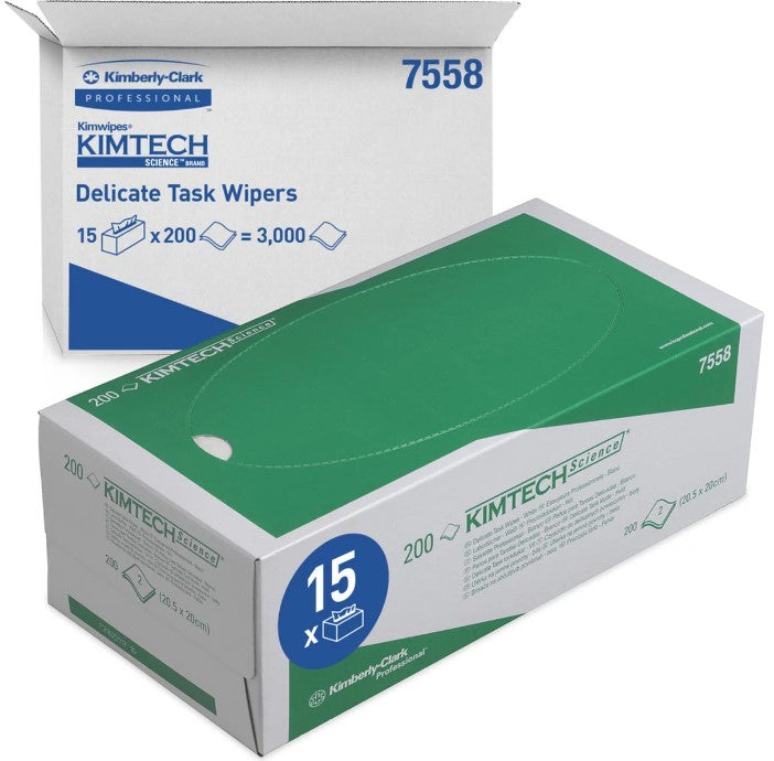 KIMTECH SCIENCE Laboratory Wipes Pack of 200 Wipes