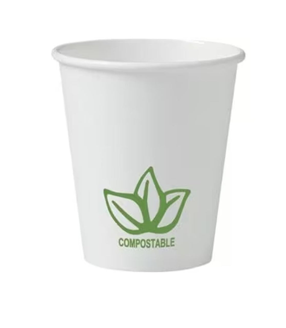 HS paper cups, biodegradable, pack of 1,000