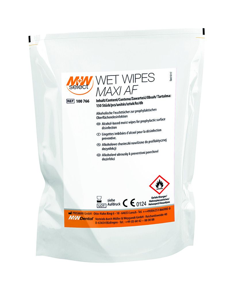 Wet Wipes Maxi AF, pack of 2 rolls