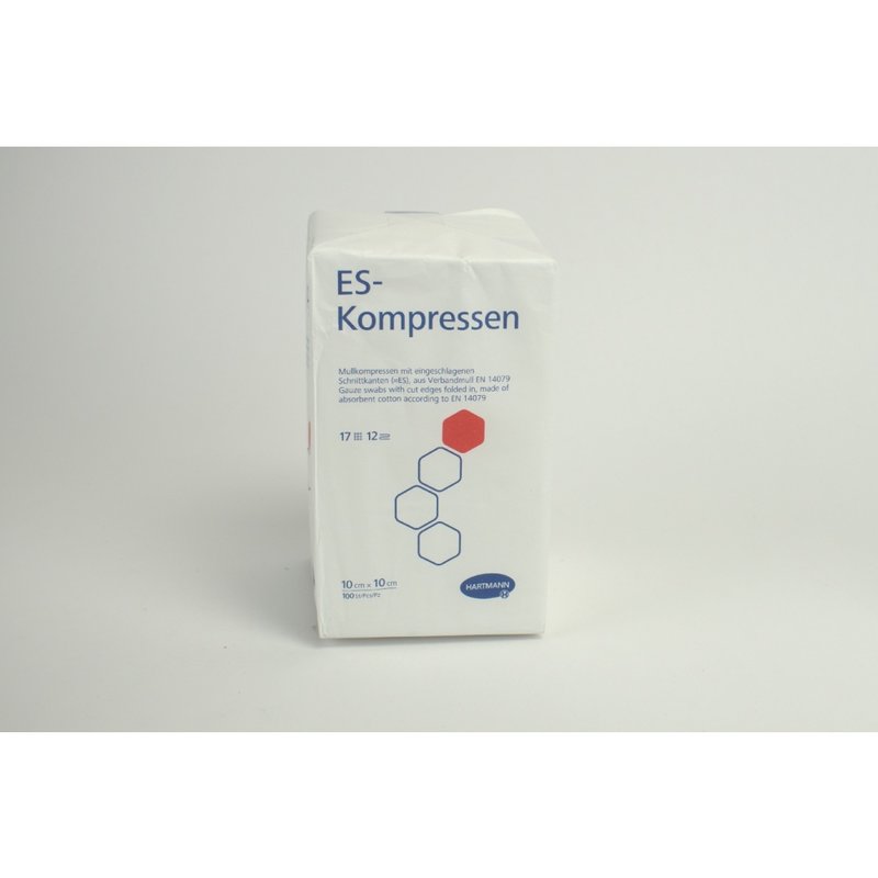 ES compresses non-sterile pack of 100 pcs. 10x10 cm