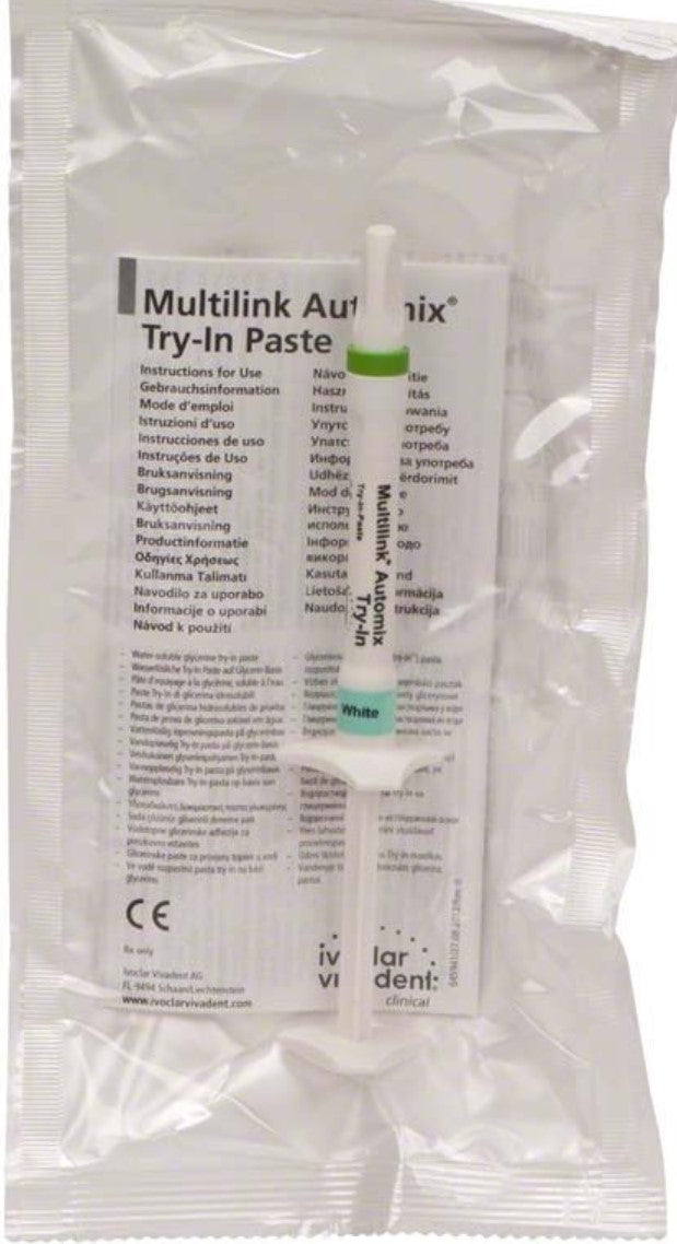 Multilink Automix Try-In white, syringe 1.7 g