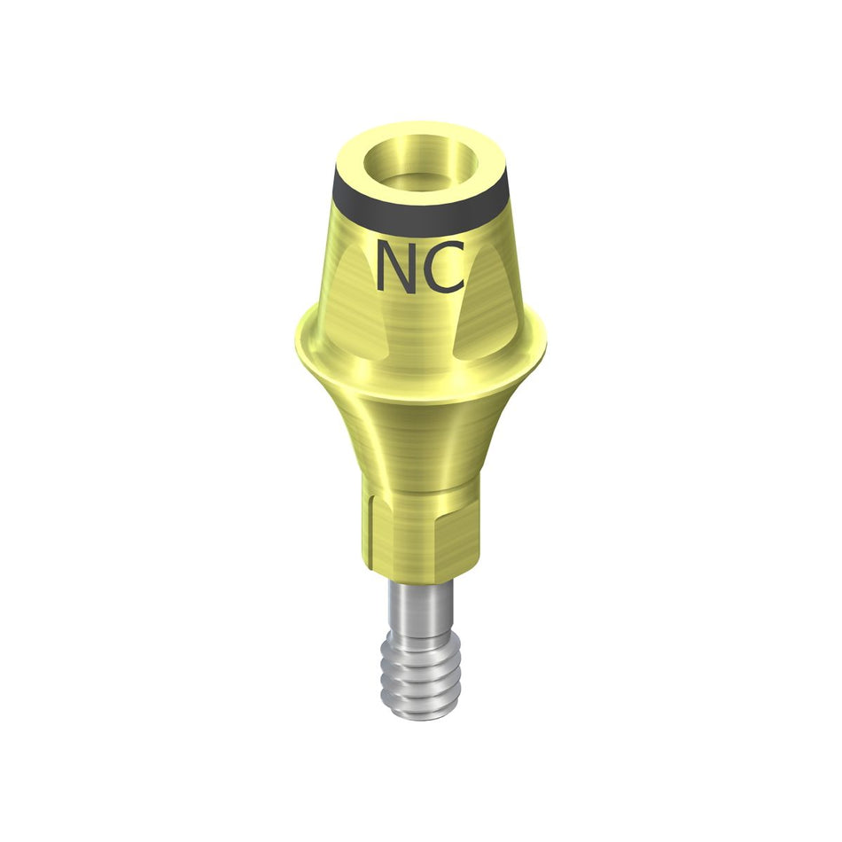 NC Cementable secondary part including screw 025.2908Ø 5 mm, gingiva height 2 mm, abutment height 4 mm Ti