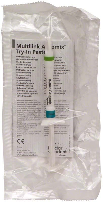 Multilink Automix Try-In transparent, syringe 1.7 g