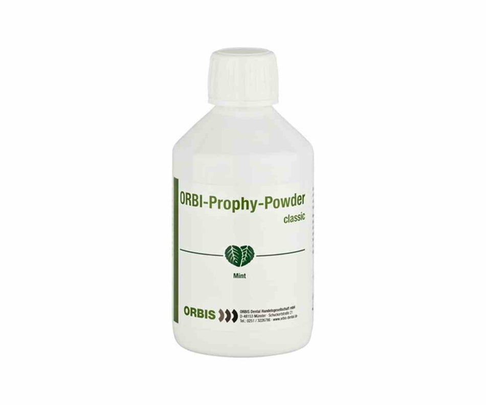 ORBI-Prophy Powder classic Mint, grain size 40 µm, bottle 300 g