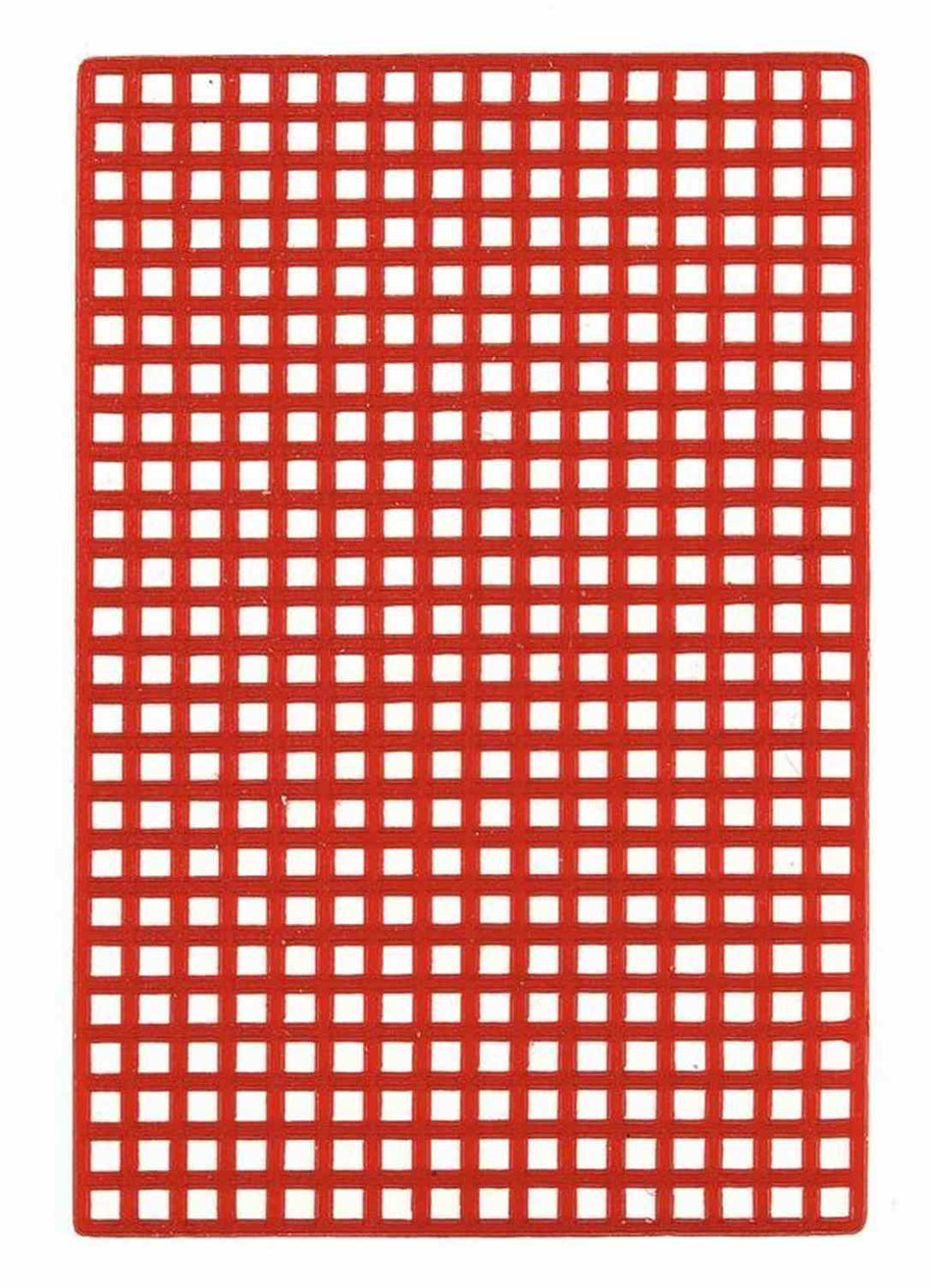 Wax grid retentions | Grid retention red 60 x 42 mm, pack of 25