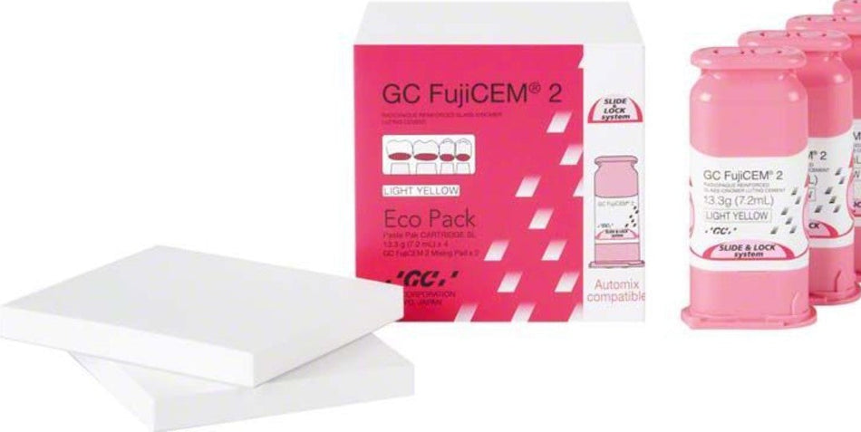 Fuji Cem 2 SL Automix, Eco Pack 4 x 13.3 g, 2 mixing pads